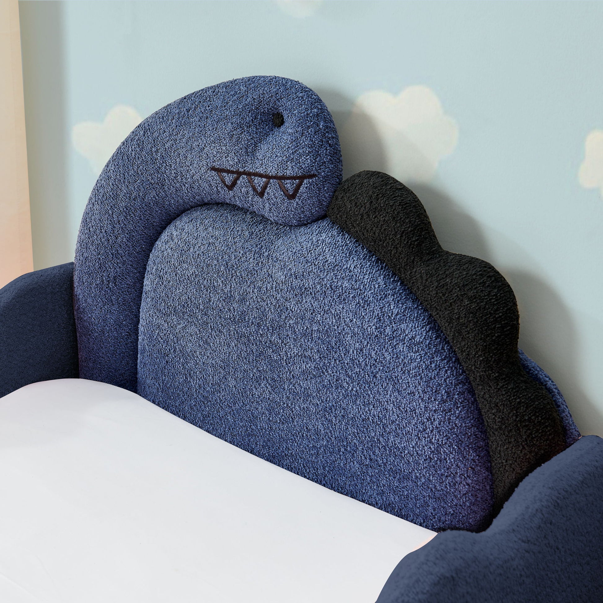 Cute Dinosaur Shaped Bed With Safety Guardrail, Toddler Frame - The Sleep Loft - Online Mattress Showroom NYC