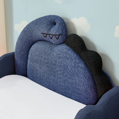 Cute Dinosaur Shaped Bed With Safety Guardrail, Toddler Frame - The Sleep Loft - Online Mattress Showroom NYC