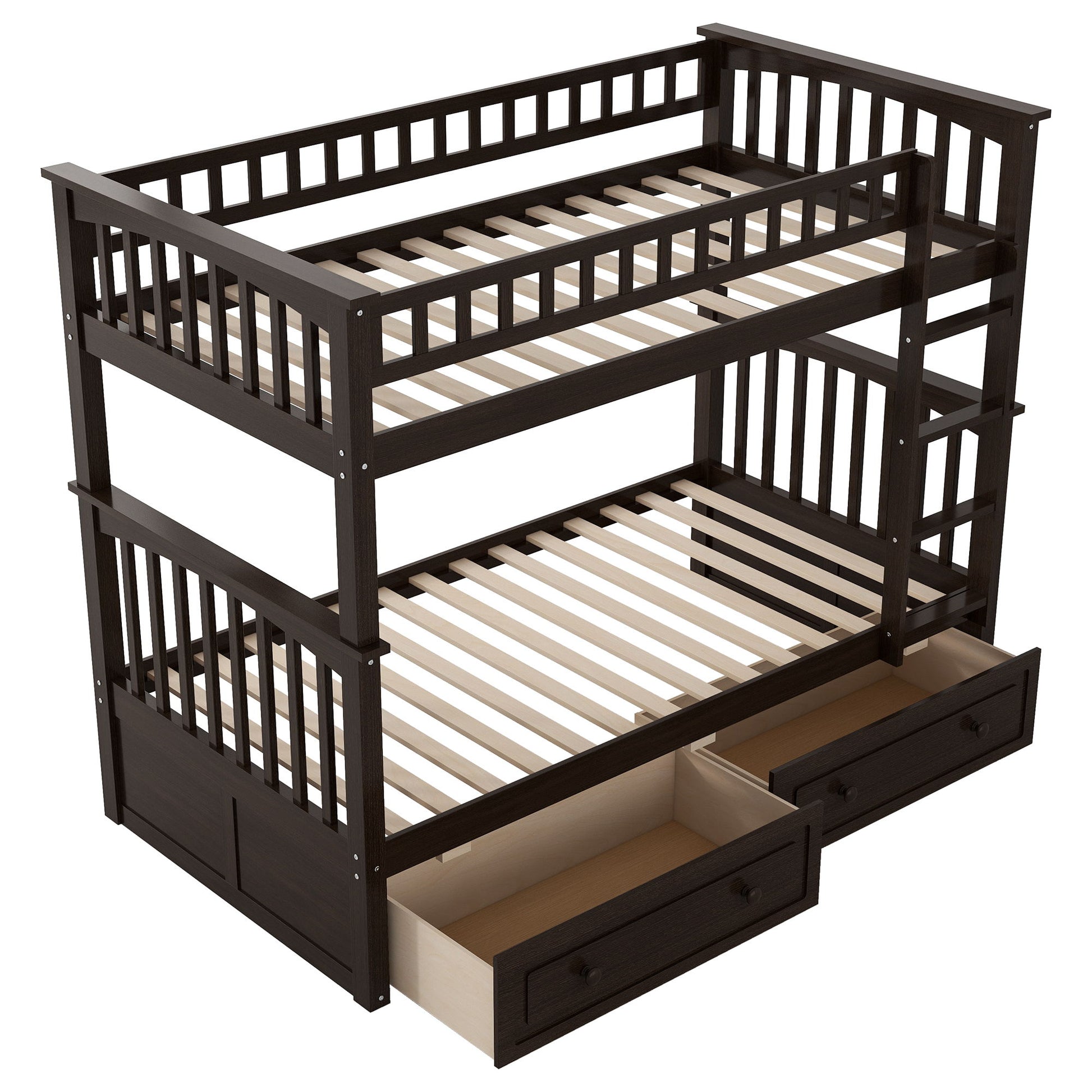 Bunk Bed With Drawers, Convertible Design - The Sleep Loft - Online Mattress Showroom NYC