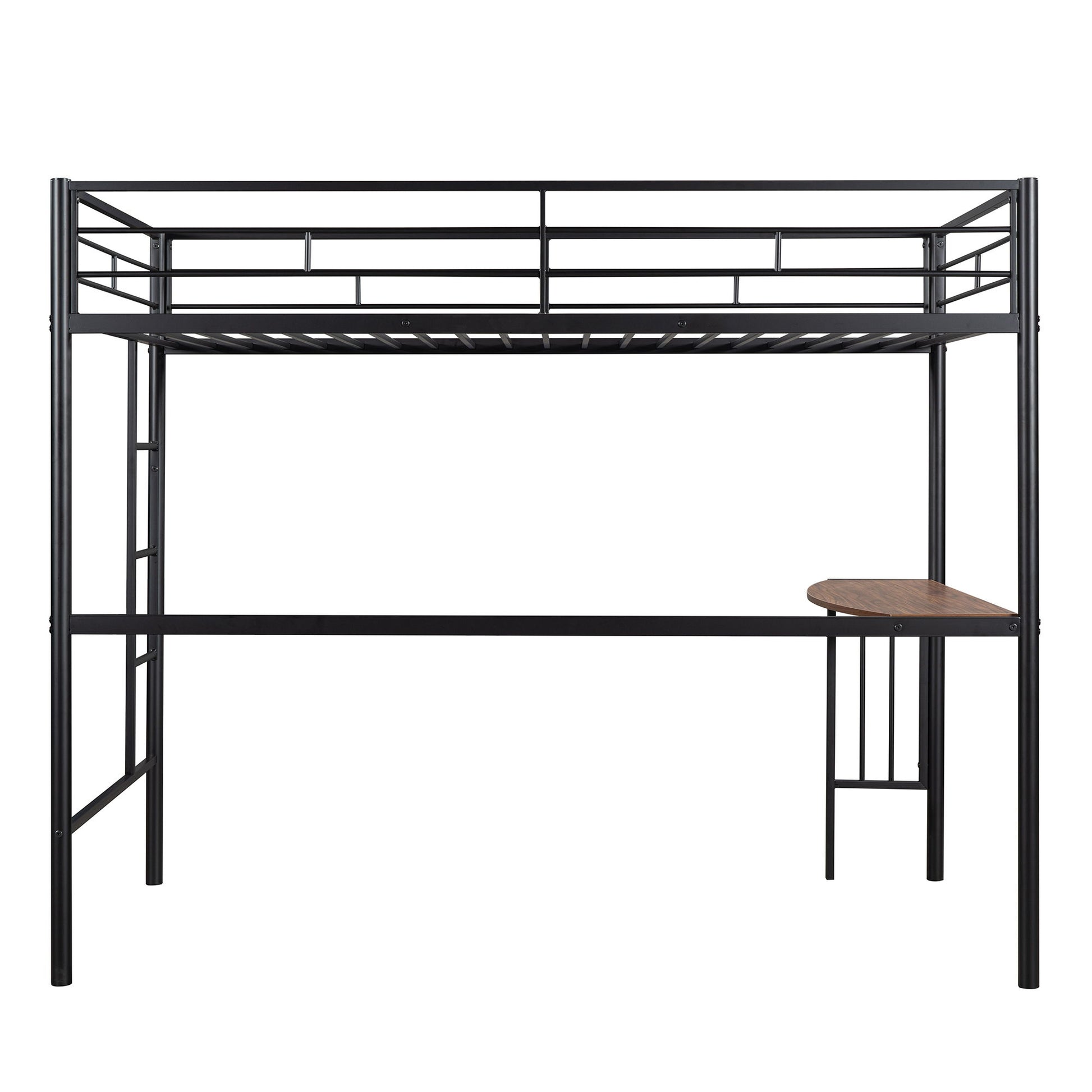 Bunk Bed With Desk, Ladder And Quality Slats For Bedroom - The Sleep Loft - Online Mattress Showroom NYC