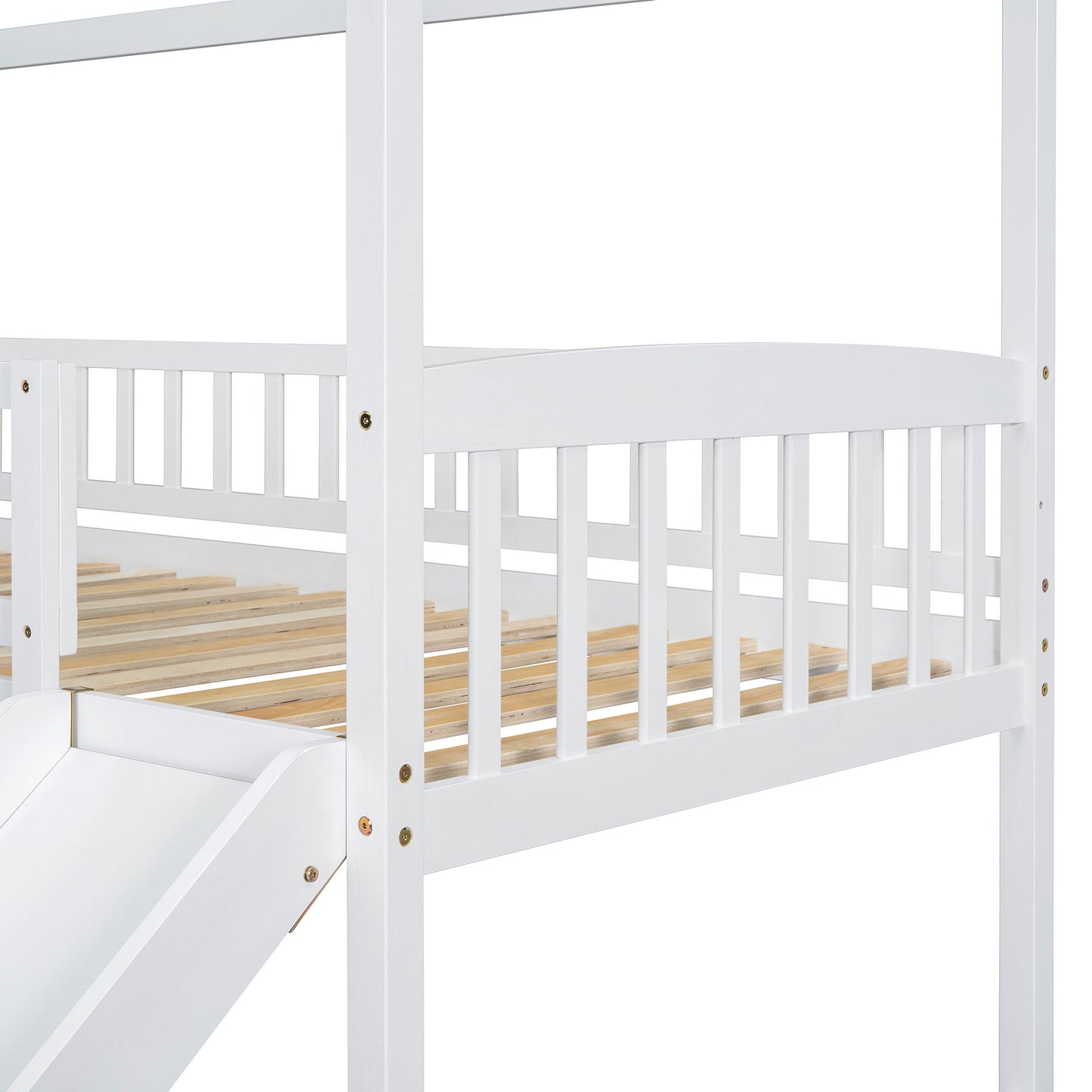 House Bunk Bed With Slide - The Sleep Loft - Online Mattress Showroom NYC