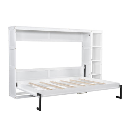 Murphy Bed With Bookshelf And Storage - The Sleep Loft - Online Mattress Showroom NYC