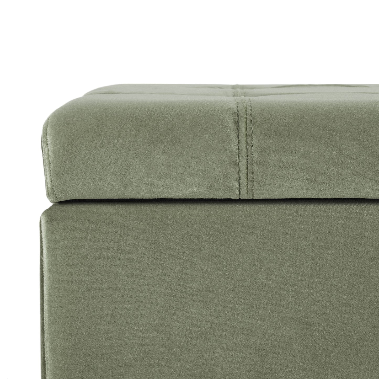 Wendover - Elegant Tufted Storage Bench With Lift-Up Top And Birch Wood Legs - The Sleep Loft - Online Mattress Showroom NYC
