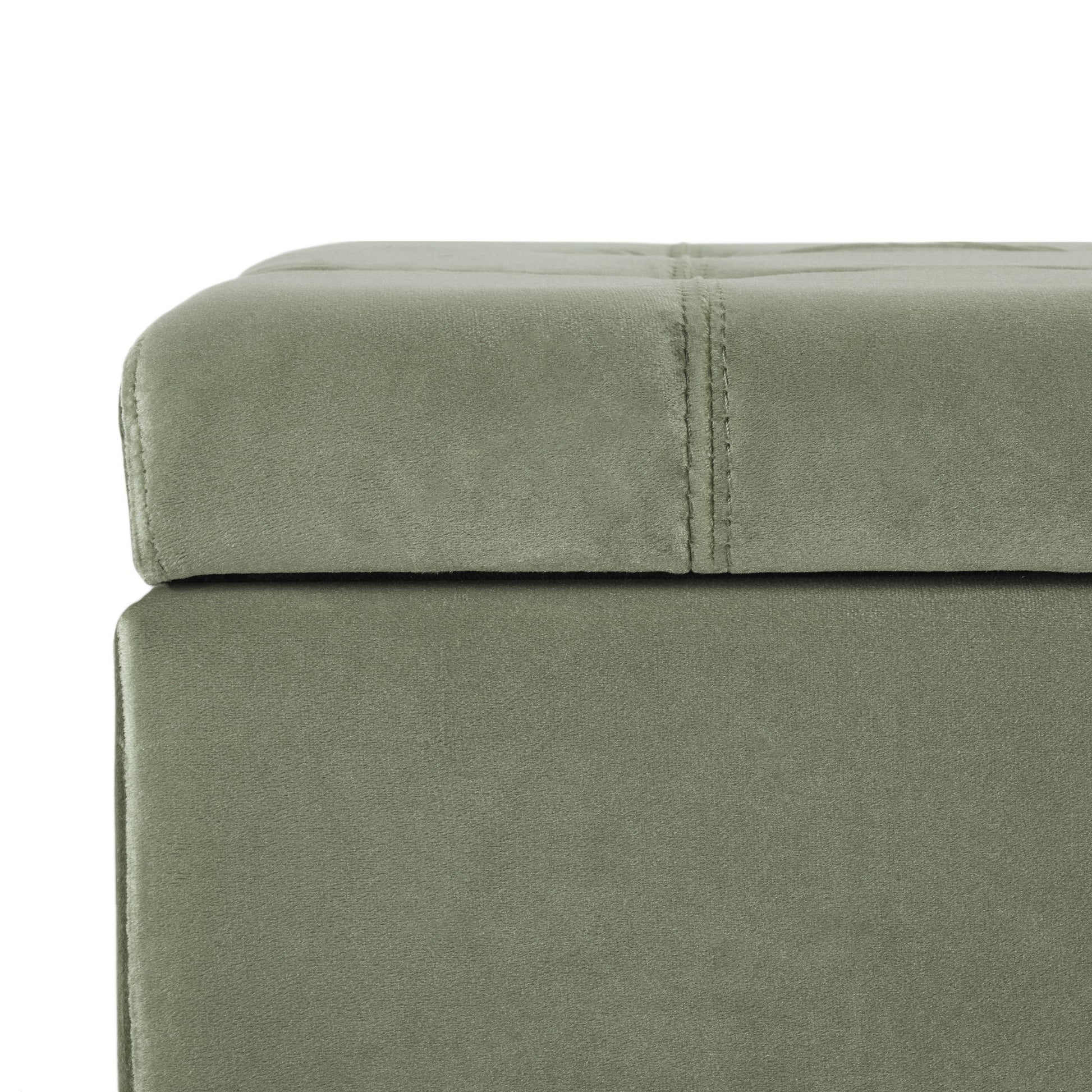 Wendover - Elegant Tufted Storage Bench With Lift-Up Top And Birch Wood Legs - The Sleep Loft - Online Mattress Showroom NYC