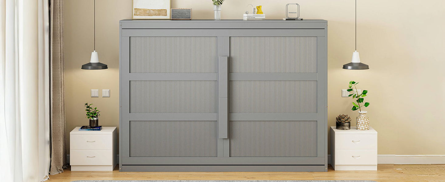 Murphy Wall Bed Modern Design With LED Lights - The Sleep Loft - Online Mattress Showroom NYC