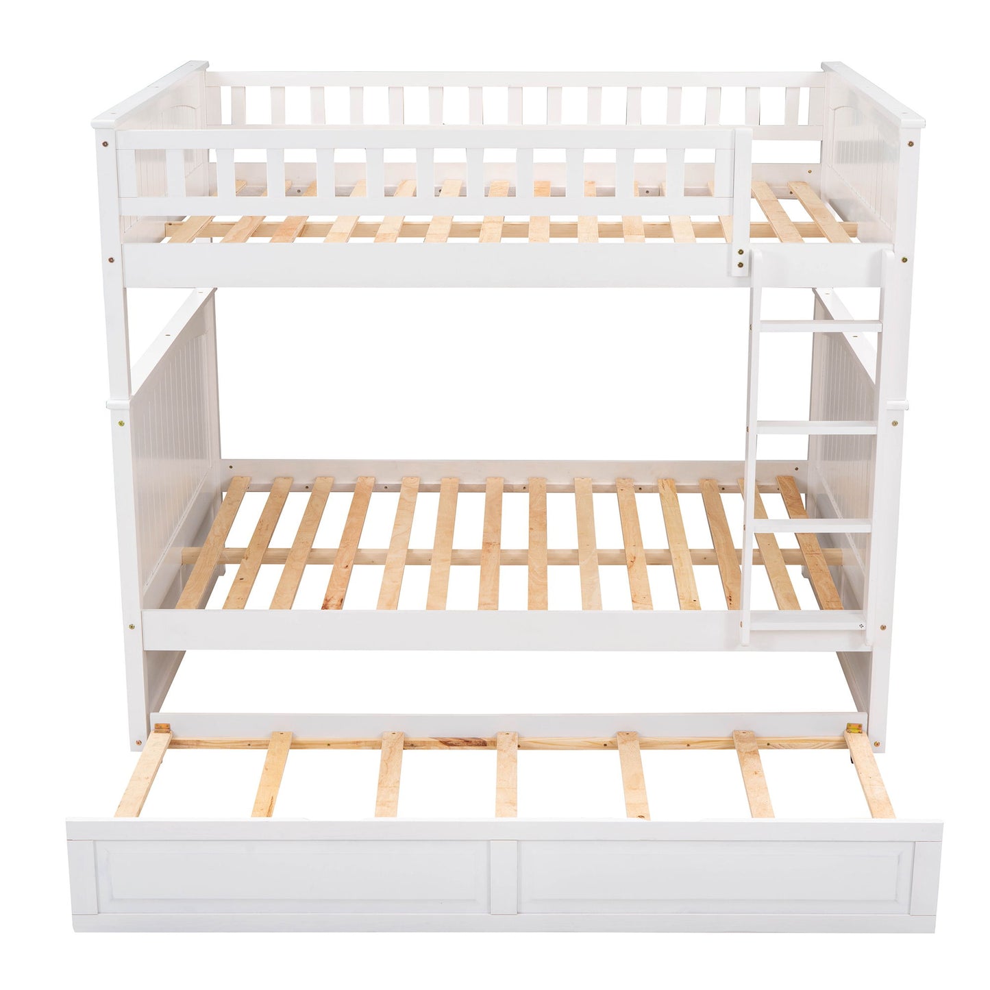 Bunk Bed With Twin Size Trundle, Guardrails - The Sleep Loft - Online Mattress Showroom NYC