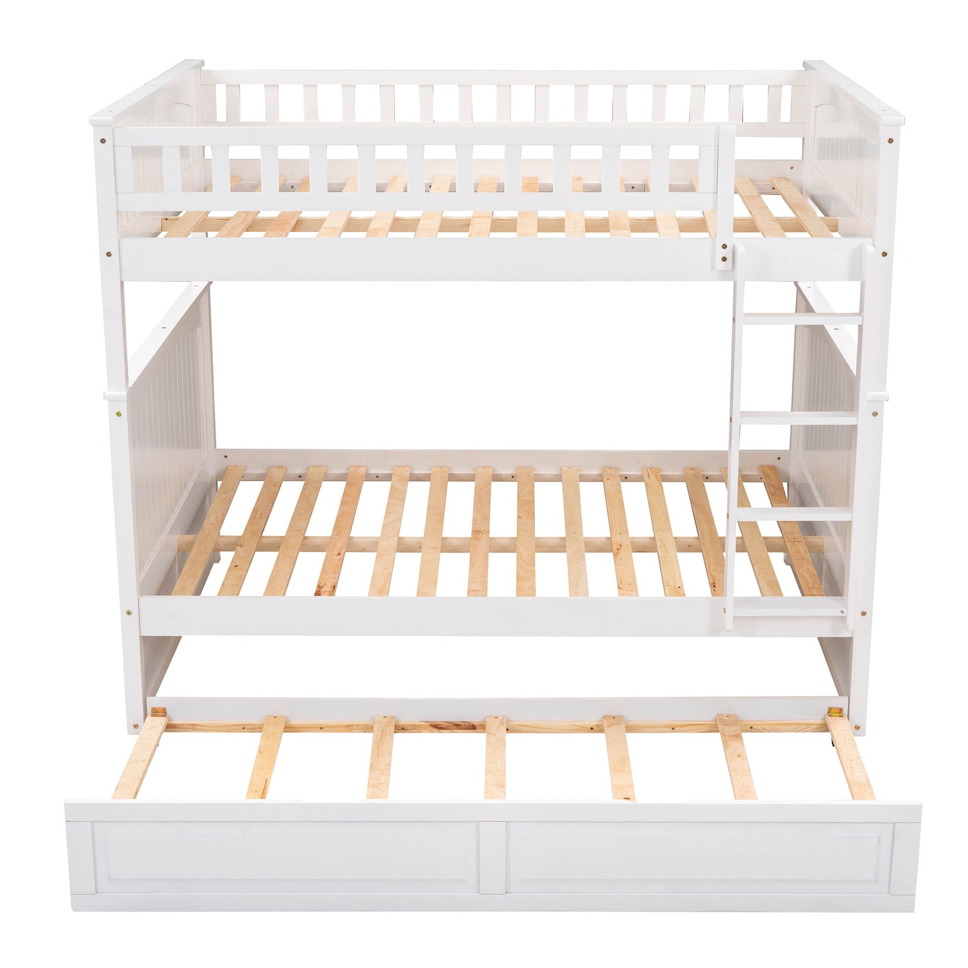 Bunk Bed With Twin Size Trundle, Guardrails - The Sleep Loft - Online Mattress Showroom NYC