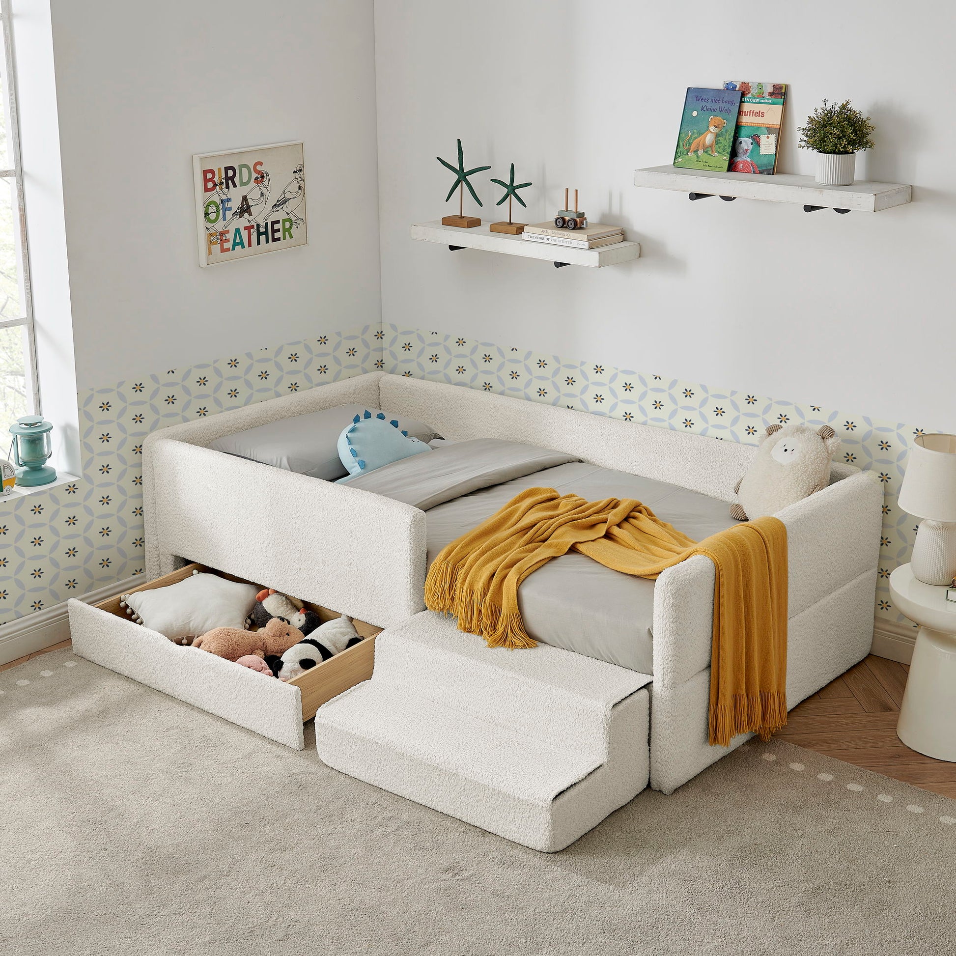 Safe Kids Bed With Guardrails And Storage - The Sleep Loft - Online Mattress Showroom NYC