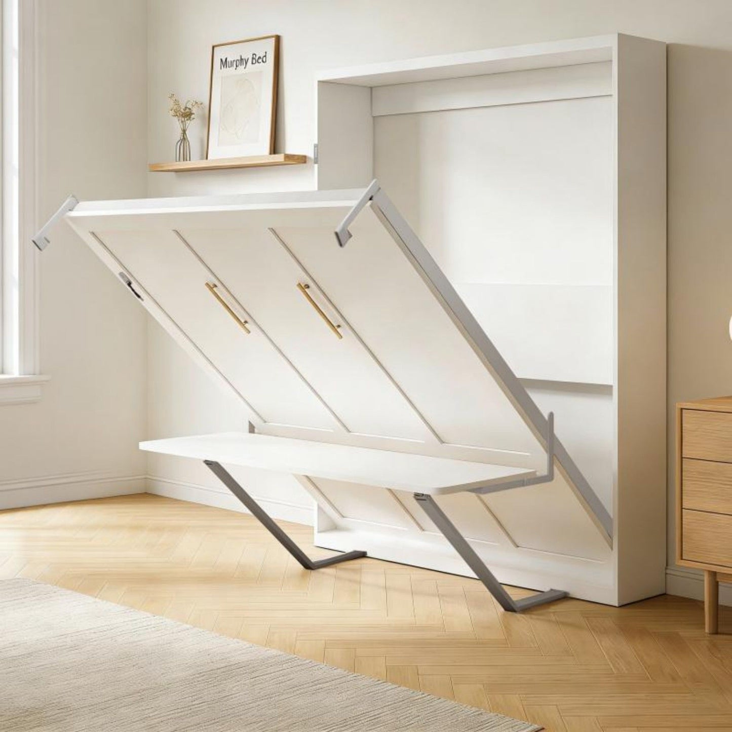 Folding Vertical Murphy Wall Bed - The Sleep Loft - Online Mattress Showroom NYC