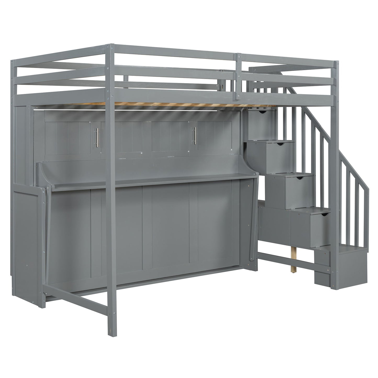 Murphy Bed With Smart Hydraulic System And Desk Design - The Sleep Loft - Online Mattress Showroom NYC