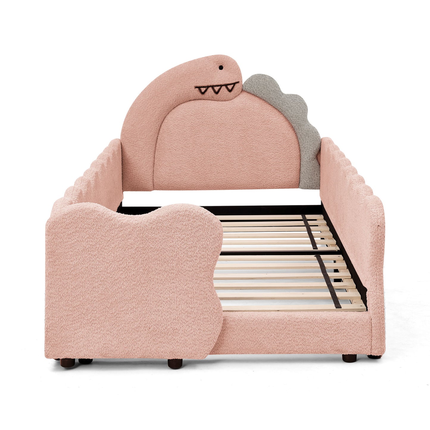 Cute Dinosaur Shaped Bed With Safety Guardrail, Toddler Frame - The Sleep Loft - Online Mattress Showroom NYC