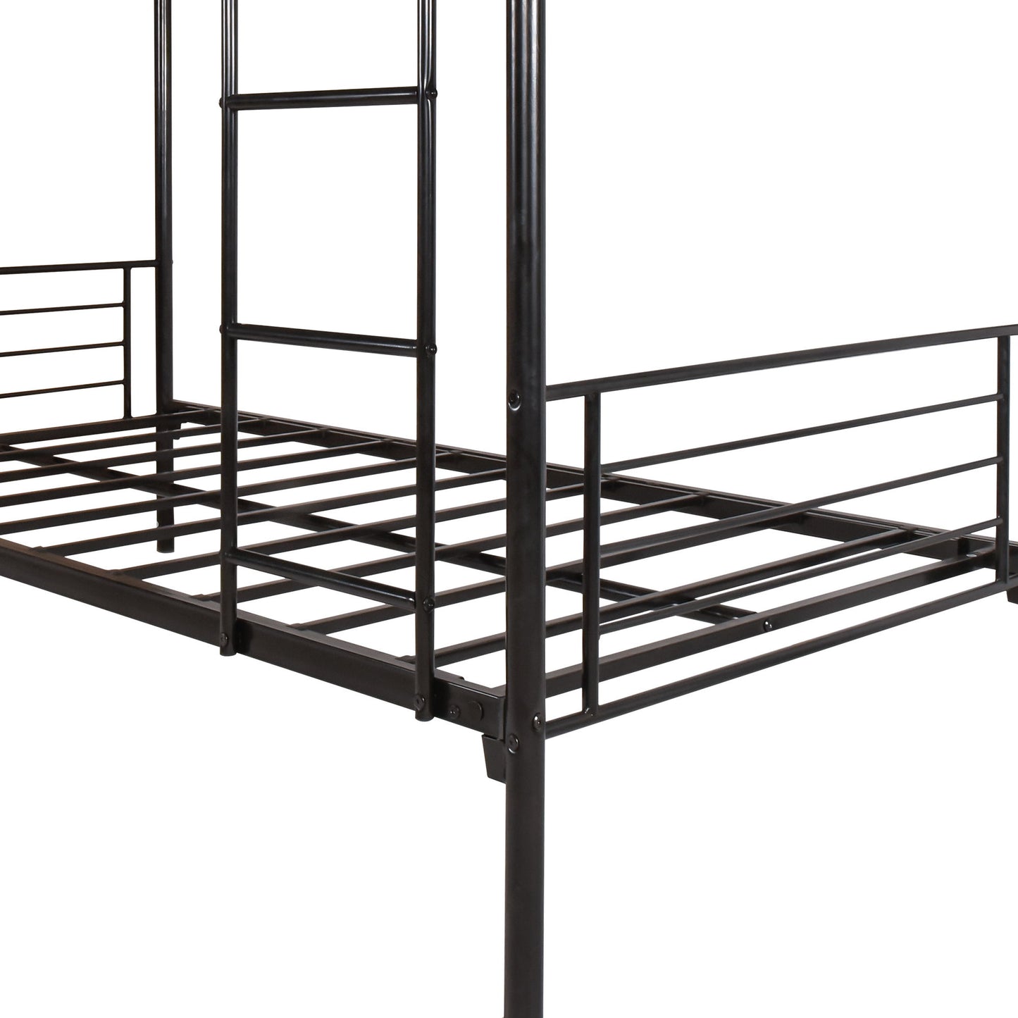 Space Saving Bunk Bed With Metal Frame And Ladder - The Sleep Loft - Online Mattress Showroom NYC