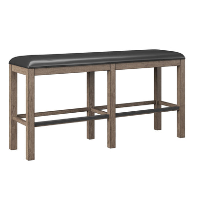 Bar Height Bench - Brown - The Sleep Loft - Online Mattress Showroom NYC