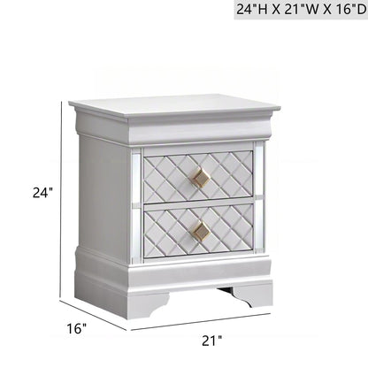 Verona - Nightstand - The Sleep Loft - Online Mattress Showroom NYC