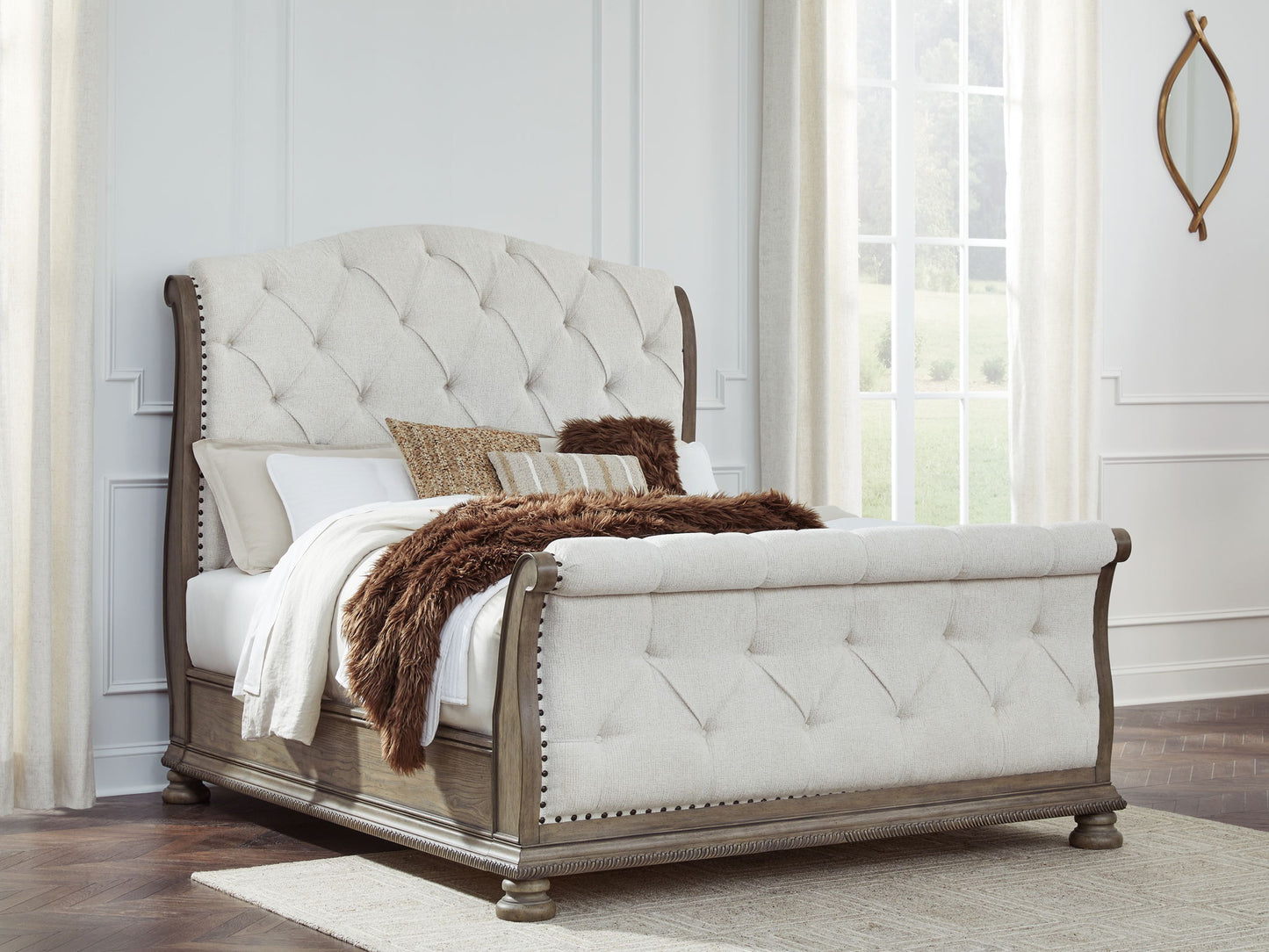 Ardenfield - Upholstered Sleigh Bed - The Sleep Loft - Online Mattress Showroom NYC