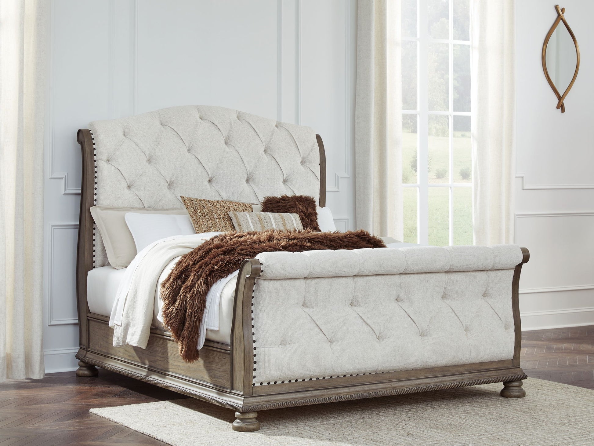Ardenfield - Upholstered Sleigh Bed - The Sleep Loft - Online Mattress Showroom NYC