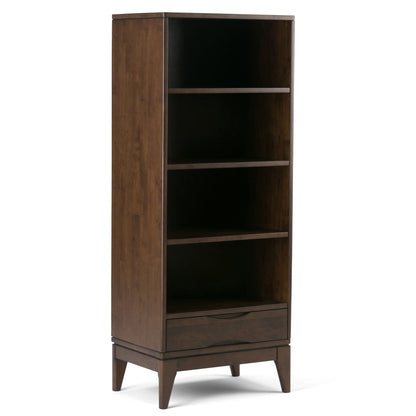 Harper - Bookcase With Storage - Walnut Brown - The Sleep Loft - Online Mattress Showroom NYC