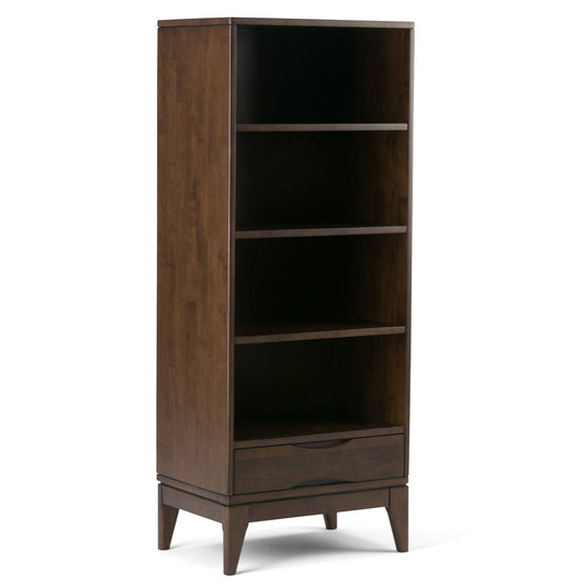 Harper - Bookcase With Storage - Walnut Brown - The Sleep Loft - Online Mattress Showroom NYC