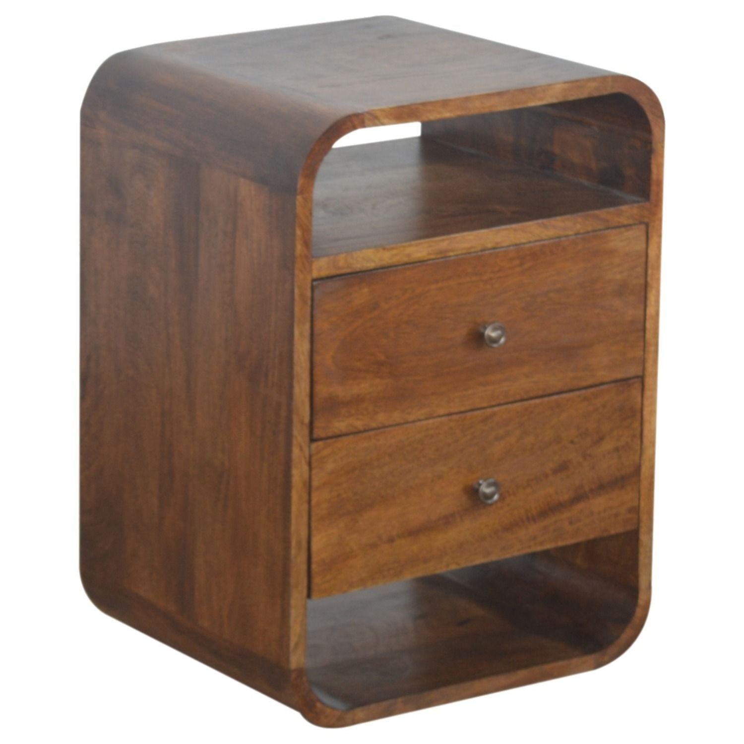Curve Drawer Nightstand - The Sleep Loft - Online Mattress Showroom NYC