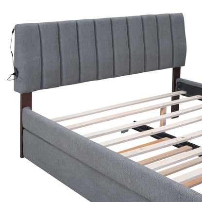 Upholstered Platform Bed With Trundle - The Sleep Loft - Online Mattress Showroom NYC