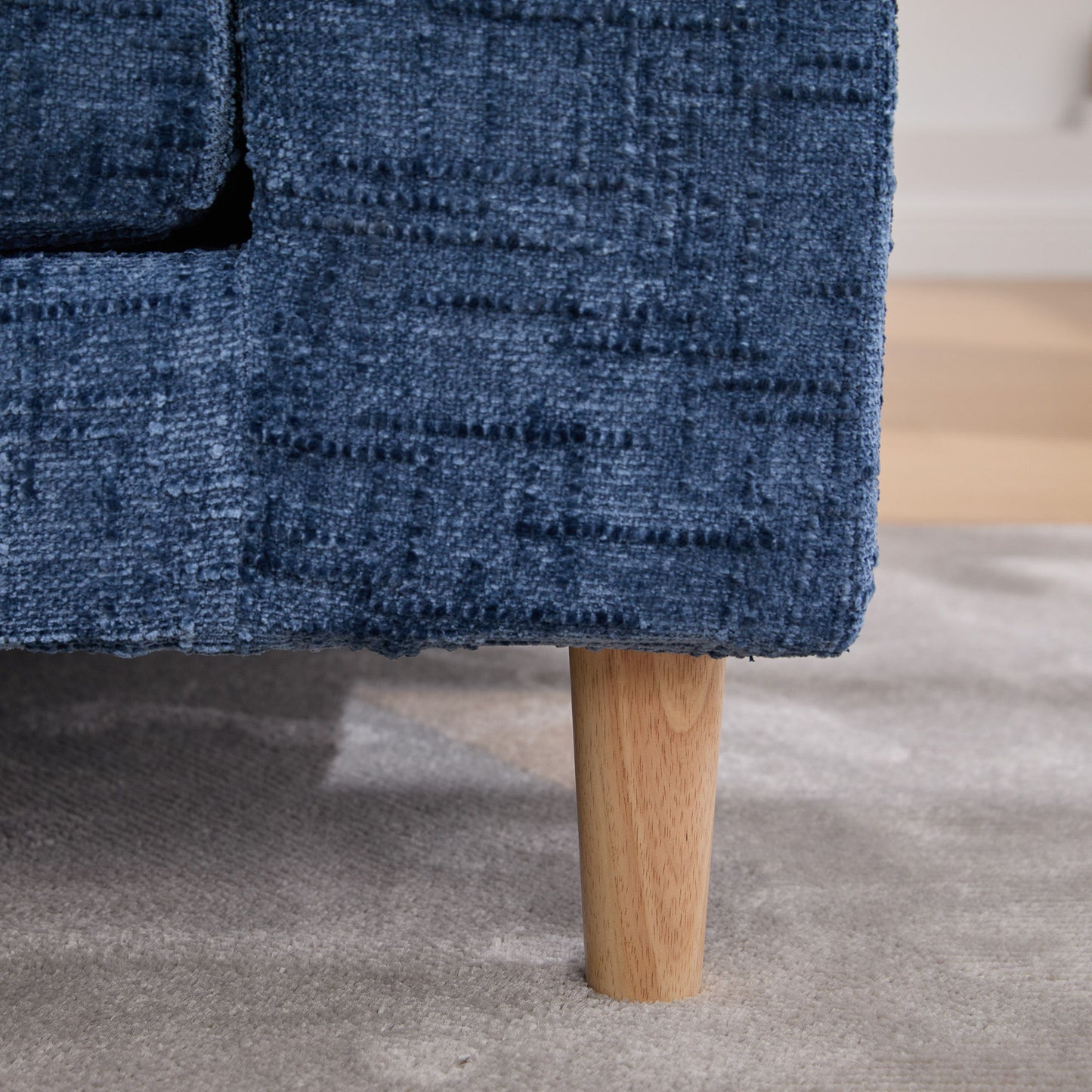 Modern Upholstered End Of Bed Bench With Armrests - The Sleep Loft - Online Mattress Showroom NYC
