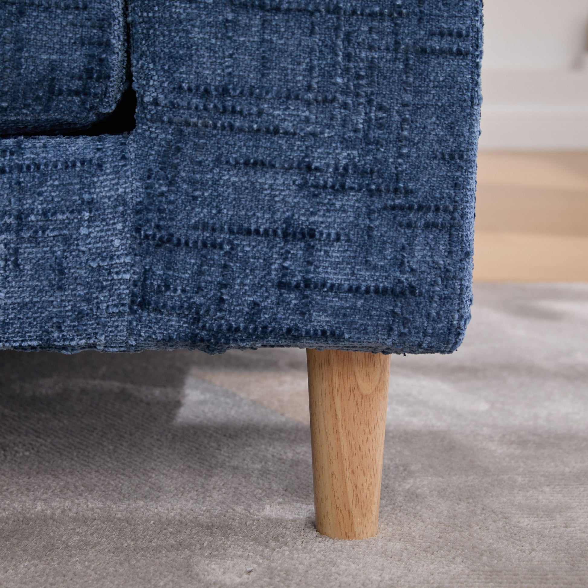 Modern Upholstered End Of Bed Bench With Armrests - The Sleep Loft - Online Mattress Showroom NYC