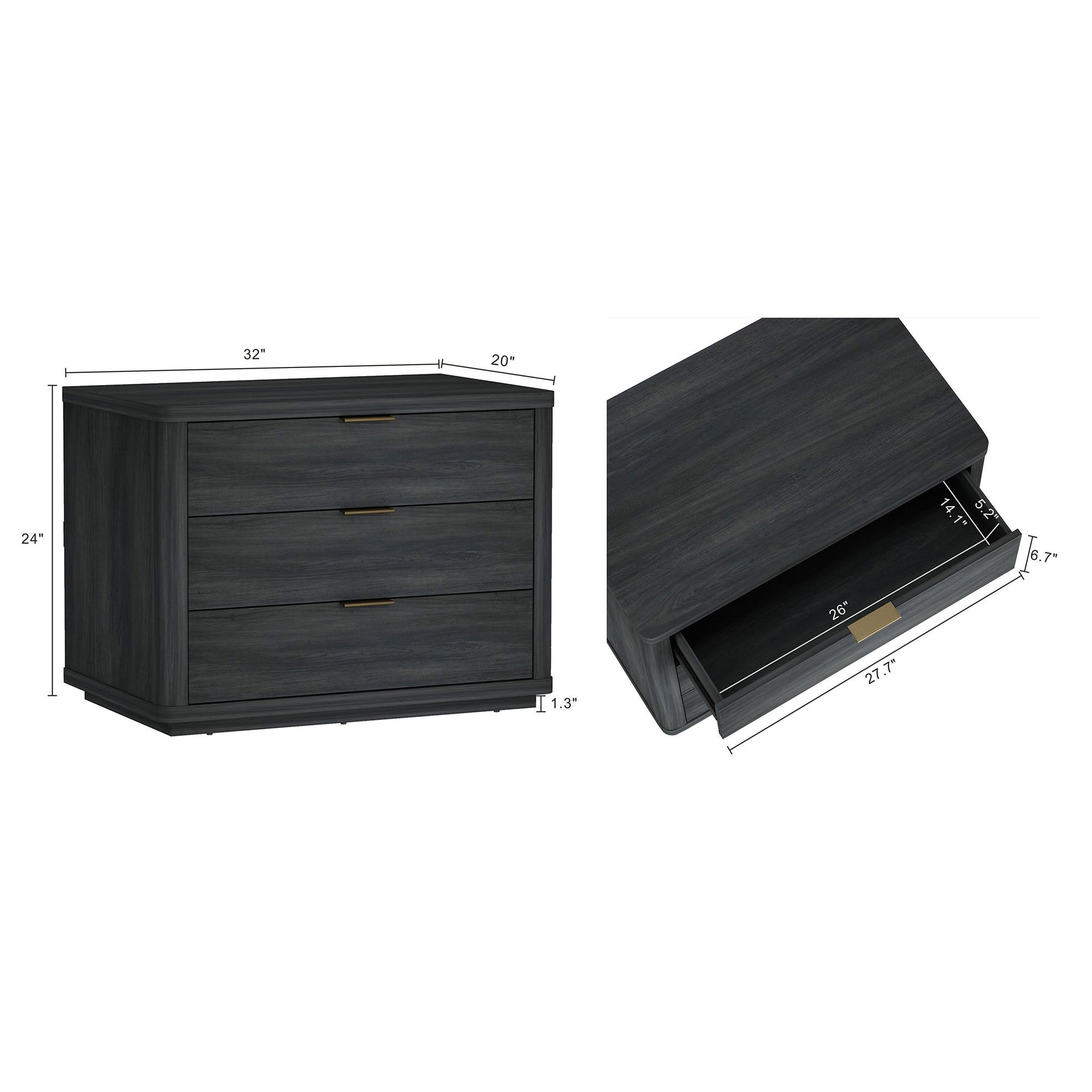 Evelyn - Nightstand - The Sleep Loft - Online Mattress Showroom NYC