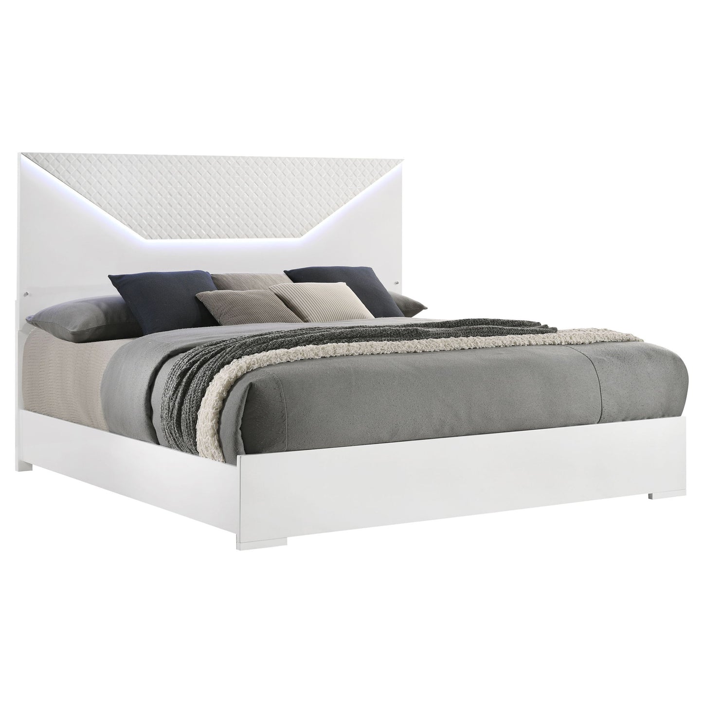 Pierce - Panel Bed LED Headboard