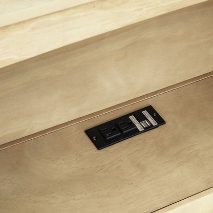 Daybed With 2 Storage Drawers, Storage Cabinets, USB Ports - The Sleep Loft - Online Mattress Showroom NYC
