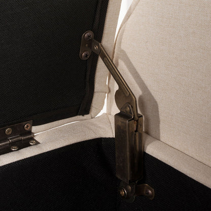 Jacqueline - Tufted Roll Arm Storage Bench - The Sleep Loft - Online Mattress Showroom NYC