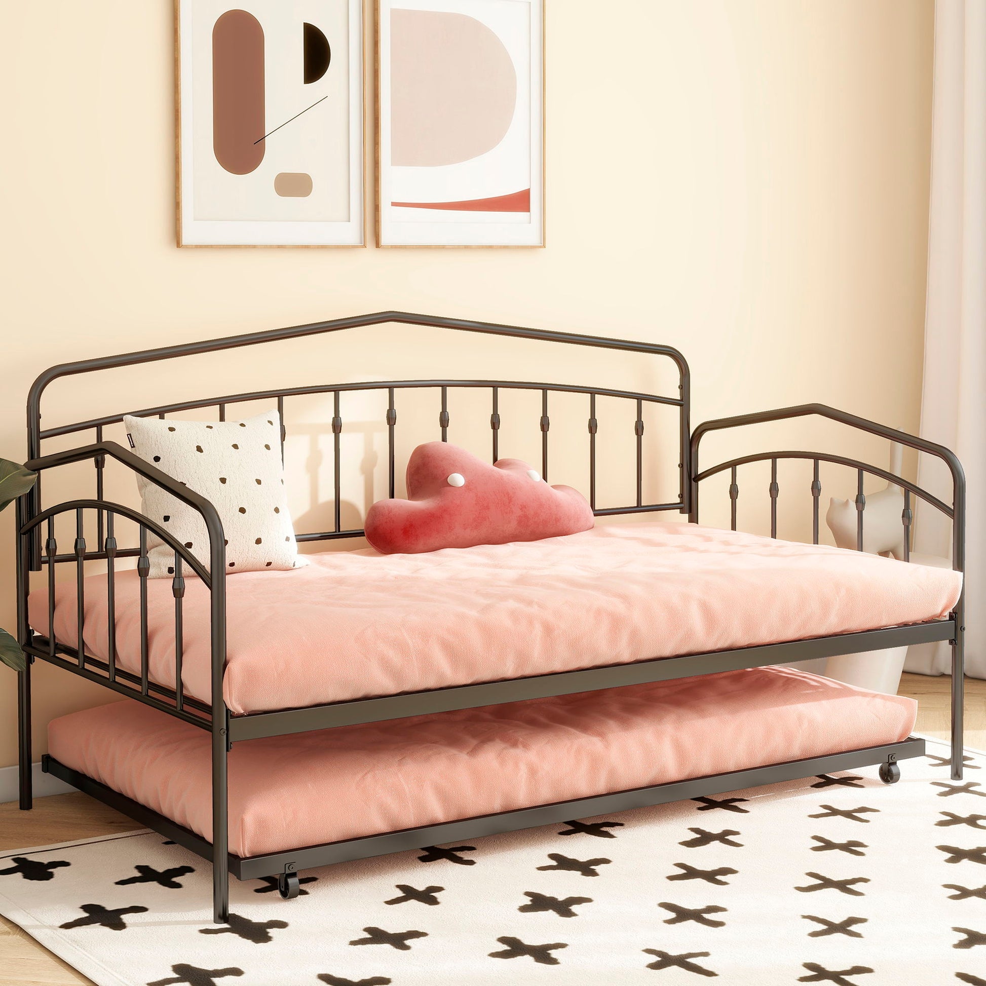 Fox - Daybed With Twin Trundle - The Sleep Loft - Online Mattress Showroom NYC