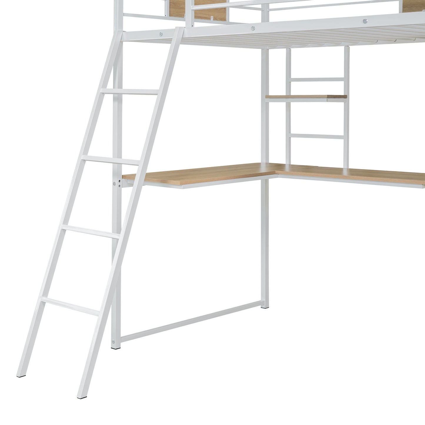 Loft Bed With L Shape Desk And Wardrobe - The Sleep Loft - Online Mattress Showroom NYC