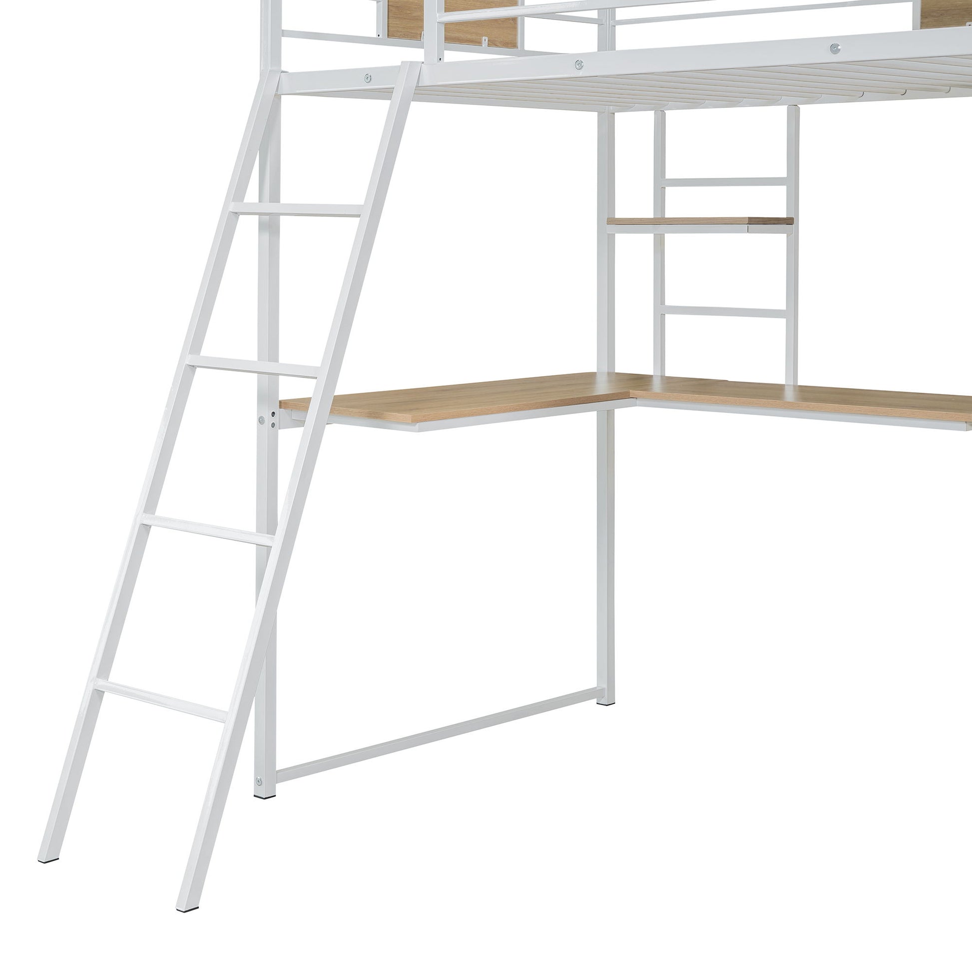Loft Bed With L Shape Desk And Wardrobe - The Sleep Loft - Online Mattress Showroom NYC