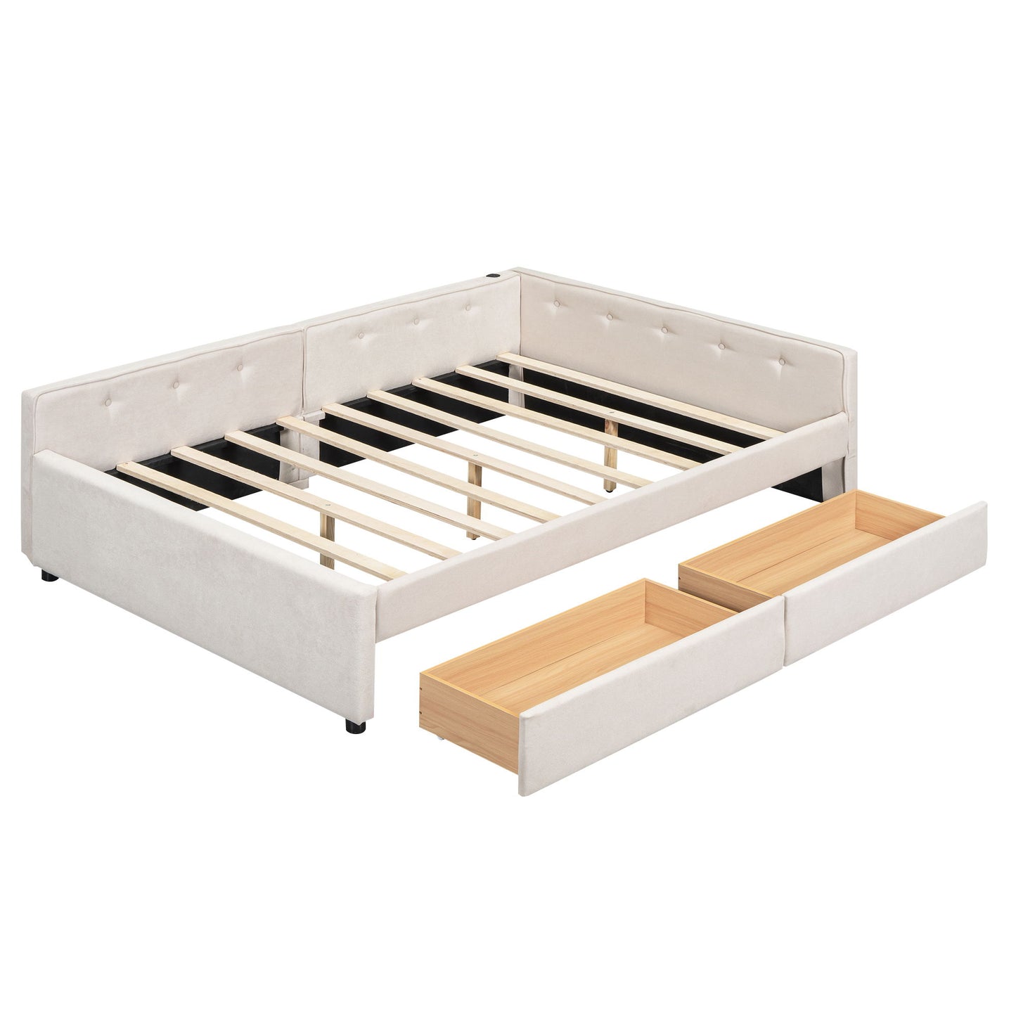 Platform Bed With USB Ports - The Sleep Loft - Online Mattress Showroom NYC
