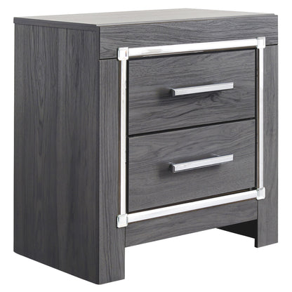 Lodanna - Two Drawer Night Stand - Gray
