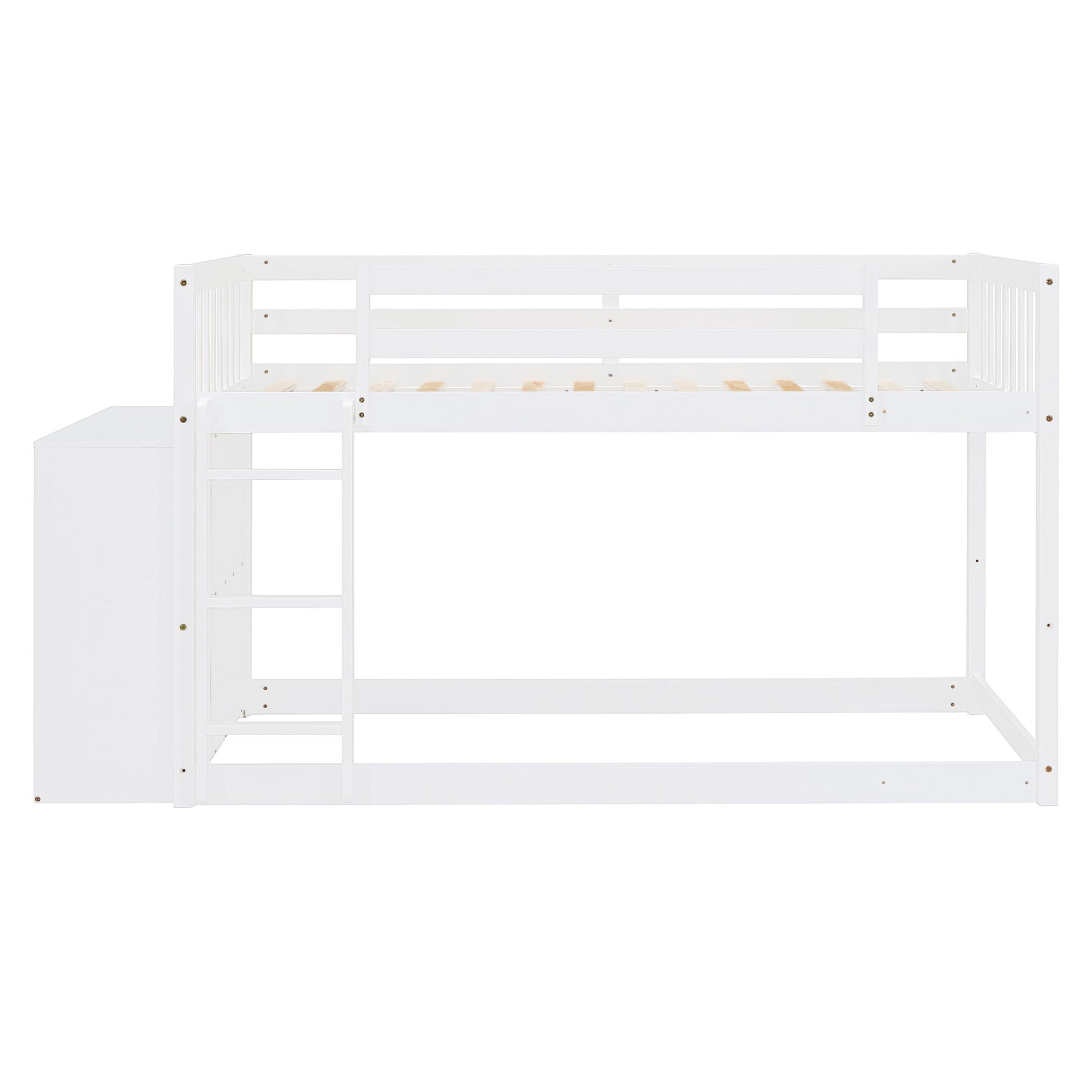 Bunk Bed With 4 Drawers And 3 Shelves - The Sleep Loft - Online Mattress Showroom NYC