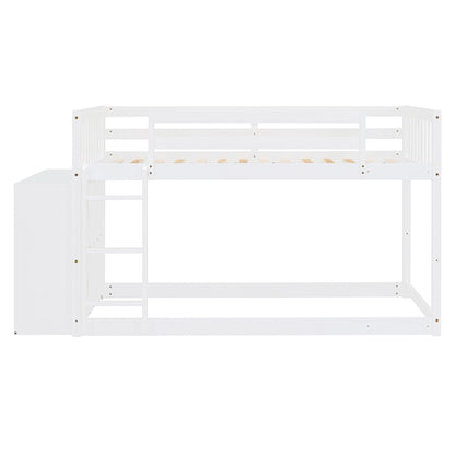 Bunk Bed With 4 Drawers And 3 Shelves - The Sleep Loft - Online Mattress Showroom NYC