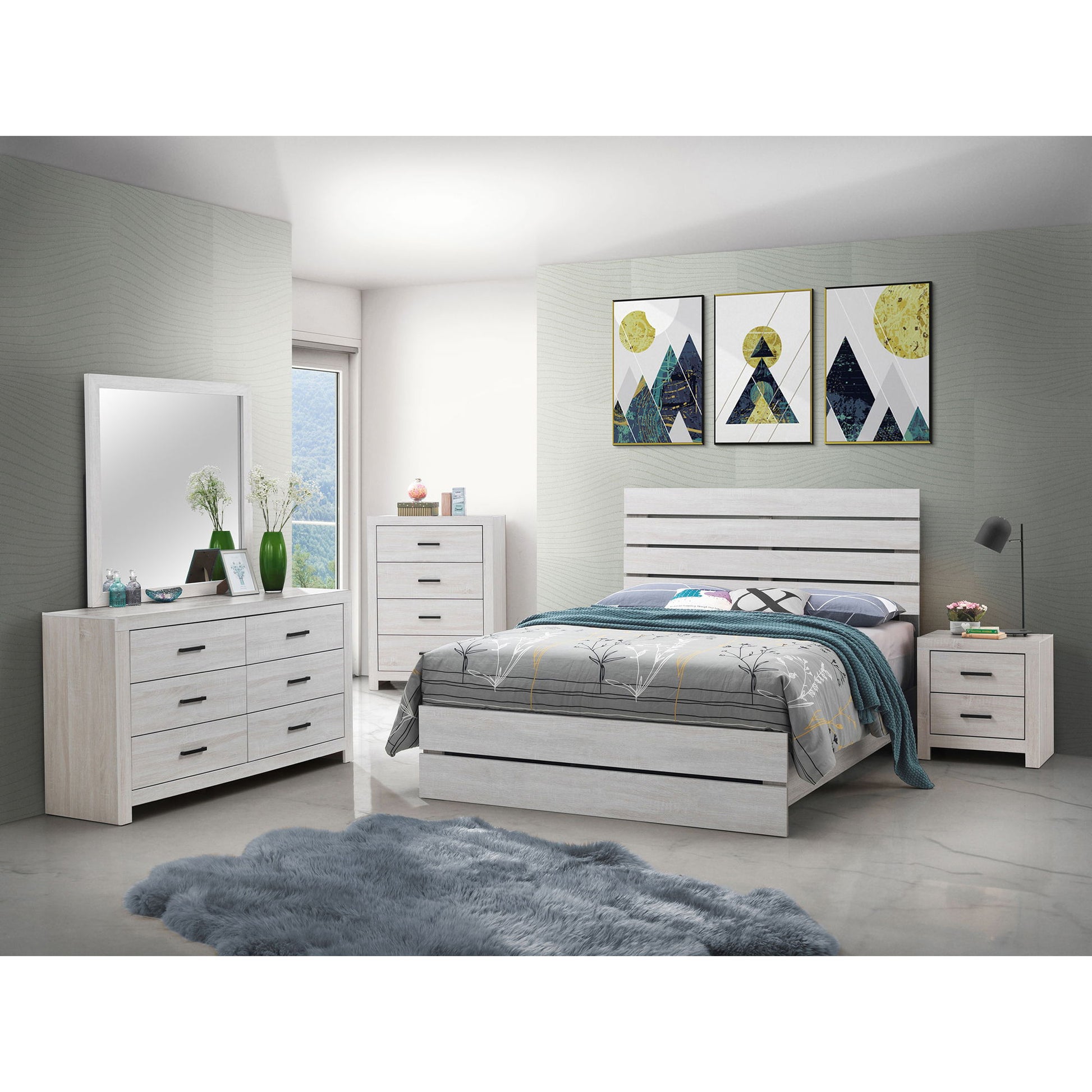 Brantford - 2 Drawer Nightstand - The Sleep Loft - Online Mattress Showroom NYC