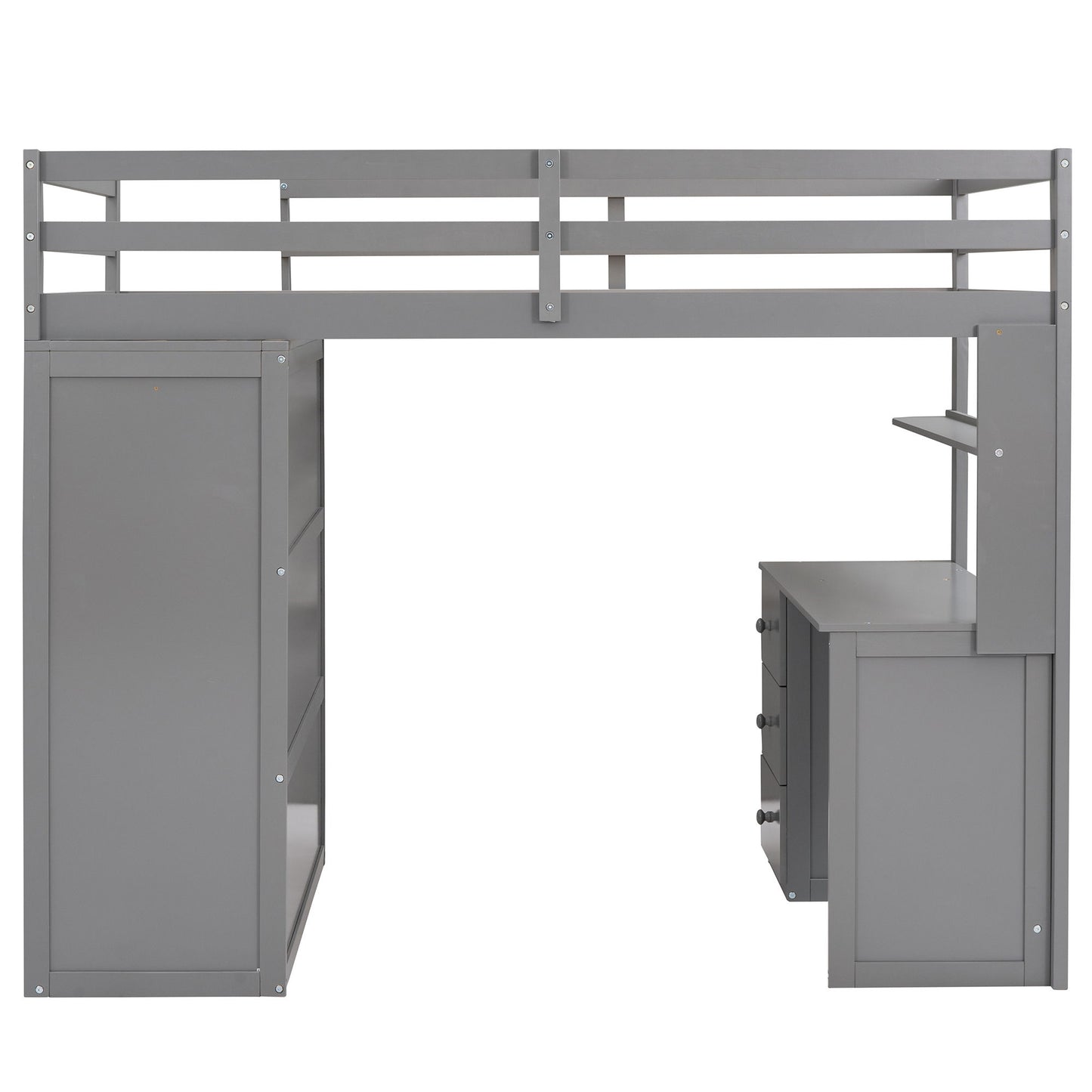 Loft Bed With Drawers, Desk, And Wardrobe - The Sleep Loft - Online Mattress Showroom NYC