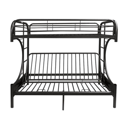 Eclipse - Twin Long Queen Futon Bunk Bed - Black - The Sleep Loft - Online Mattress Showroom NYC