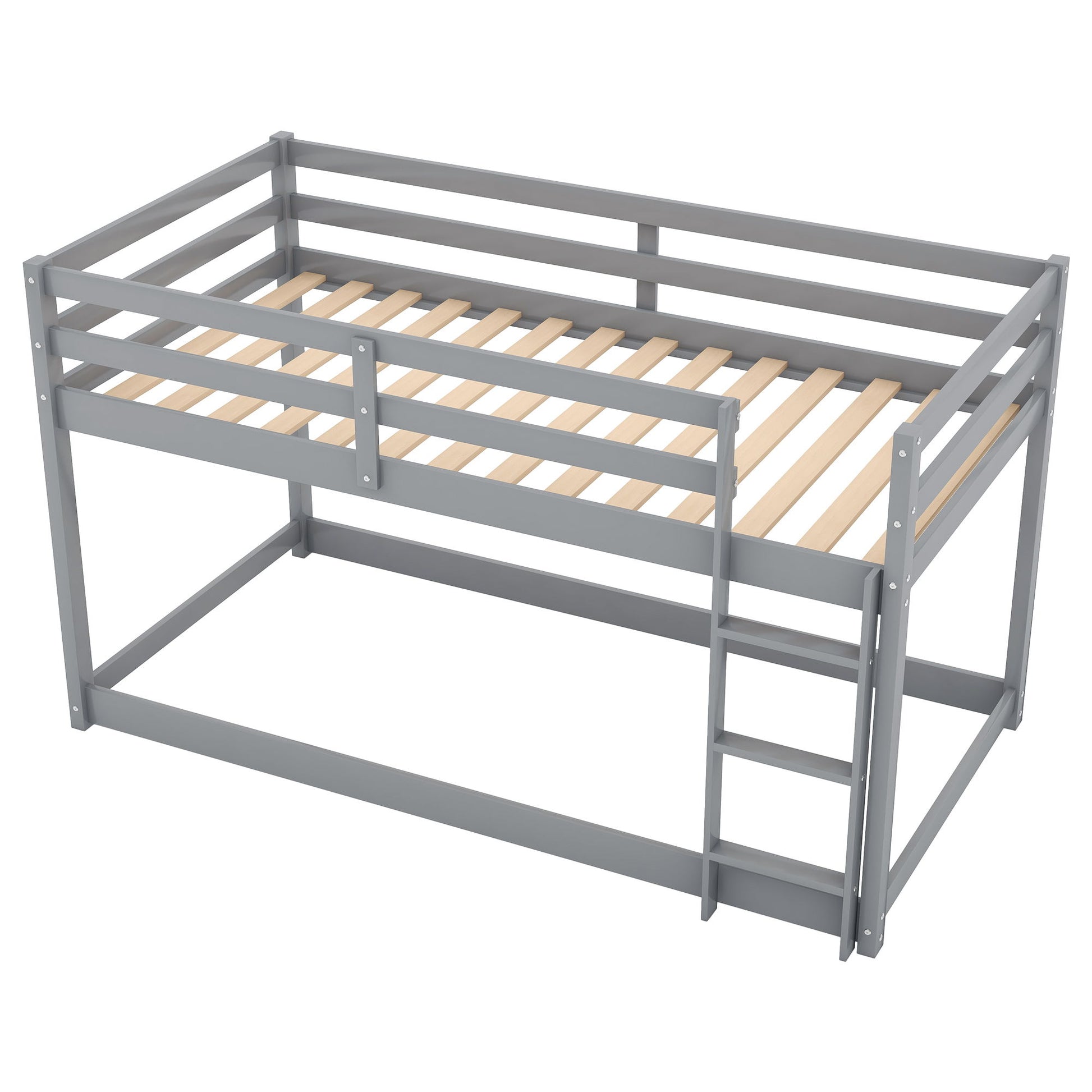Floor Bunk Bed With Ladder - The Sleep Loft - Online Mattress Showroom NYC