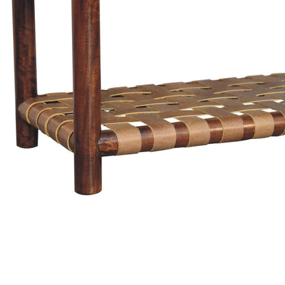 Regency - Woven 2 Drawer Nightstand - Brown - The Sleep Loft - Online Mattress Showroom NYC