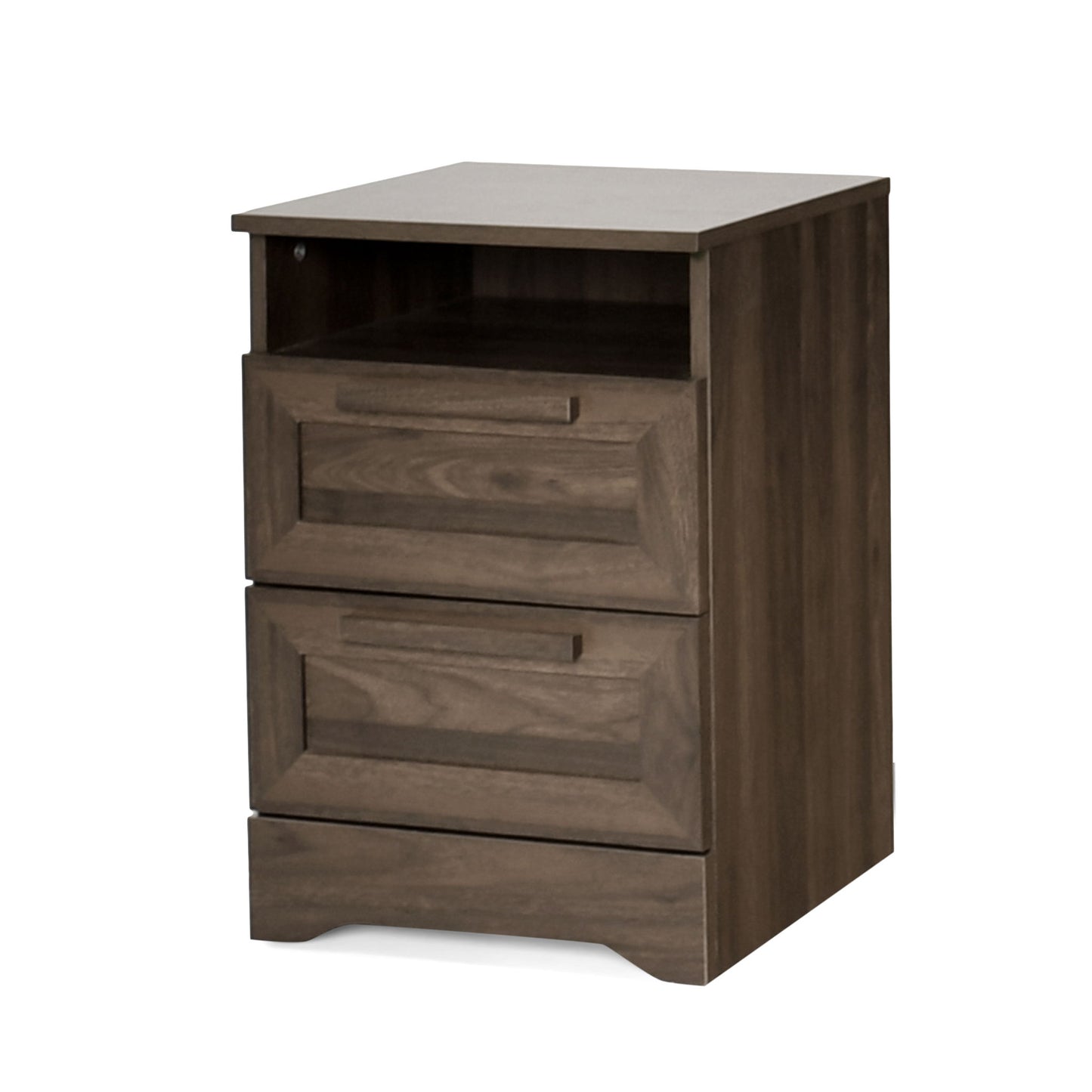 Broxon - Rustic Drawer Nightstand - The Sleep Loft - Online Mattress Showroom NYC
