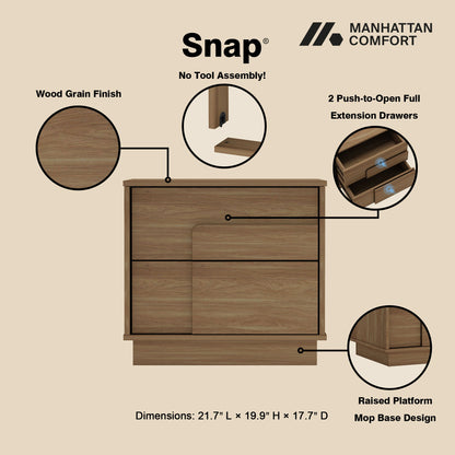 Horizon - Nightstand - The Sleep Loft - Online Mattress Showroom NYC