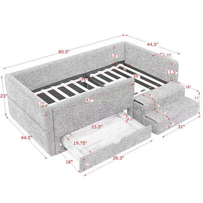 Safe Kids Bed With Guardrails And Storage - The Sleep Loft - Online Mattress Showroom NYC