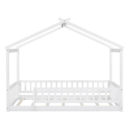 Bed House Bed Frame With Fence - The Sleep Loft - Online Mattress Showroom NYC