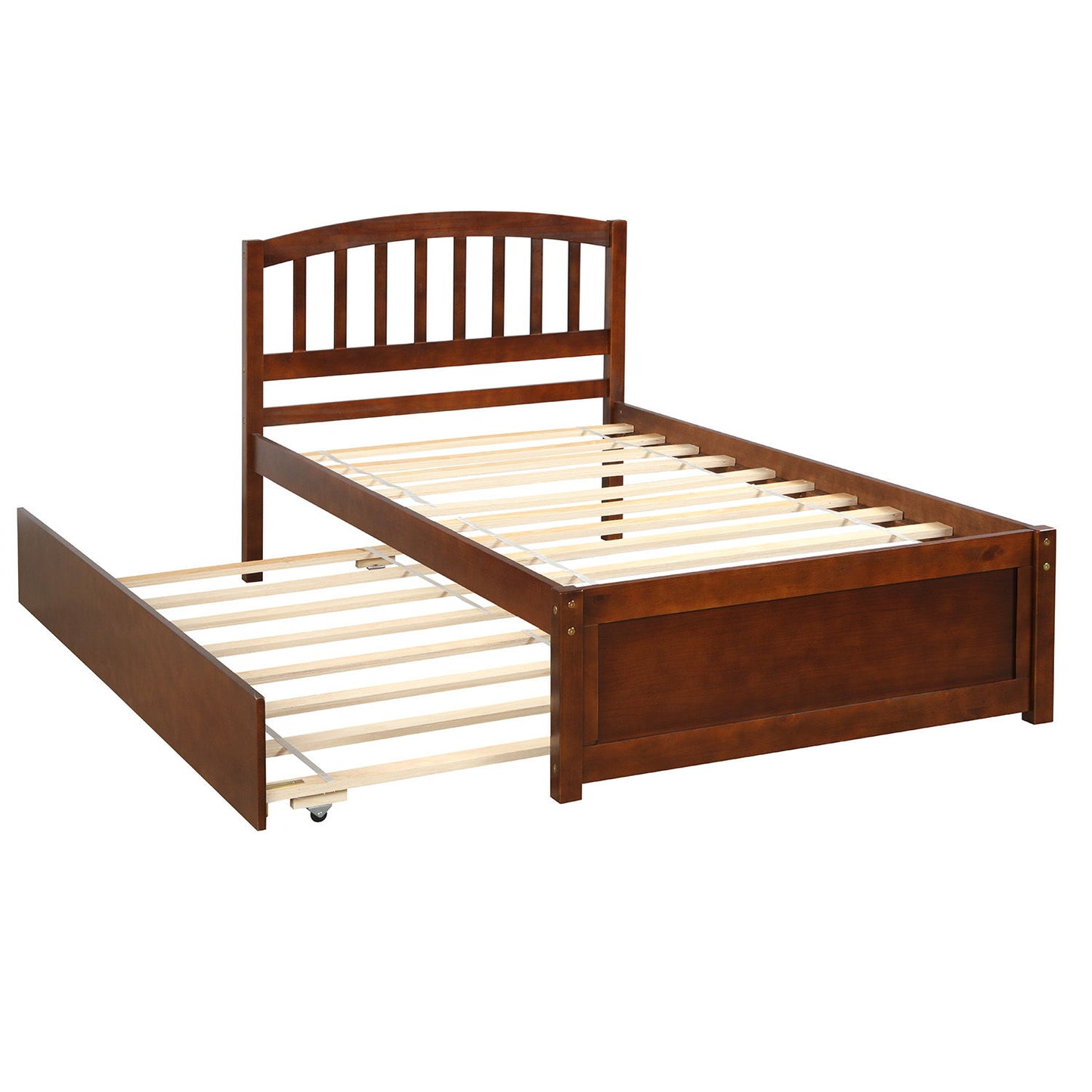 Platform Bed Wood Bed Frame With Trundle - The Sleep Loft - Online Mattress Showroom NYC