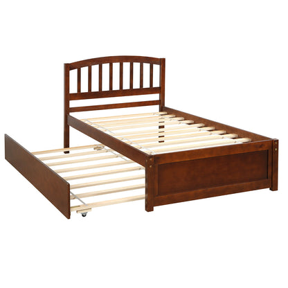 Platform Bed Wood Bed Frame With Trundle - The Sleep Loft - Online Mattress Showroom NYC