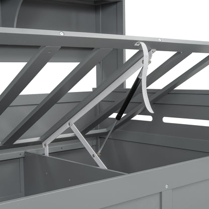 Daybed With All-In-One Cabinet And Shelf - The Sleep Loft - Online Mattress Showroom NYC