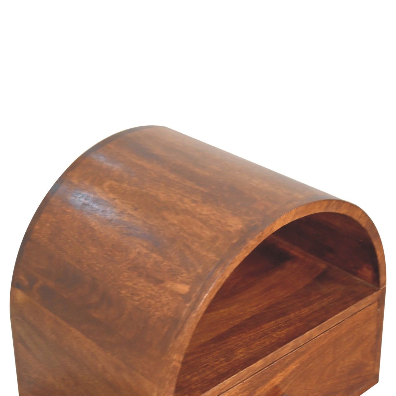 Dome Bedside Table - Brown - The Sleep Loft - Online Mattress Showroom NYC